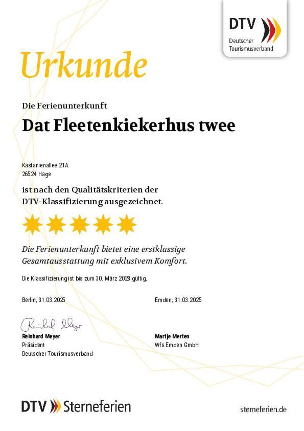 Dat Fleetenkiekerhus 2 Hage Exteriér fotografie